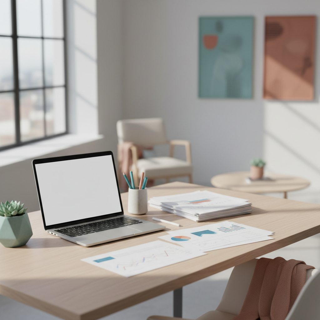 PDF vs Word comparison: a locked PDF page beside an editable Word document on a desk